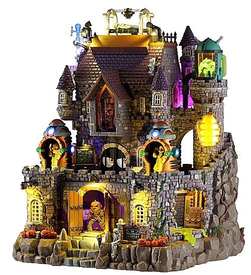 Lemax Spooky Town Dr. Dreadmoor\'s Castle 65516 w/Adapter NEW 2026 