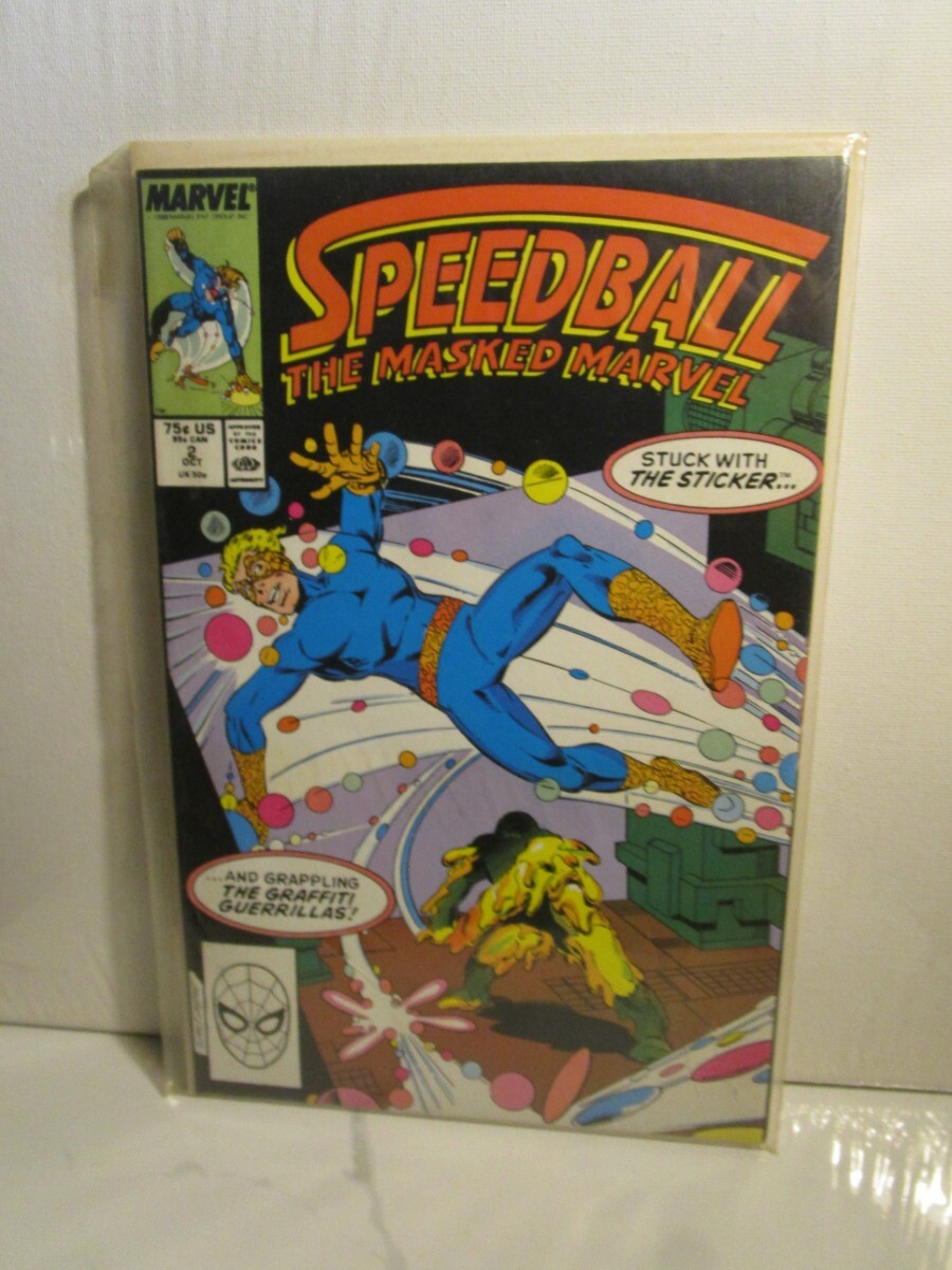 Speedball #2 (1988 Series) Marvel Comics-