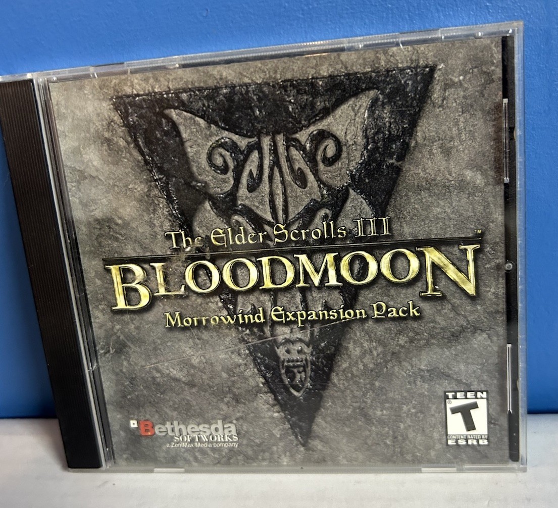 The Elder Scrolls III Bloodmoon Morrowind Expansion Pack PC 2003 Bethesda