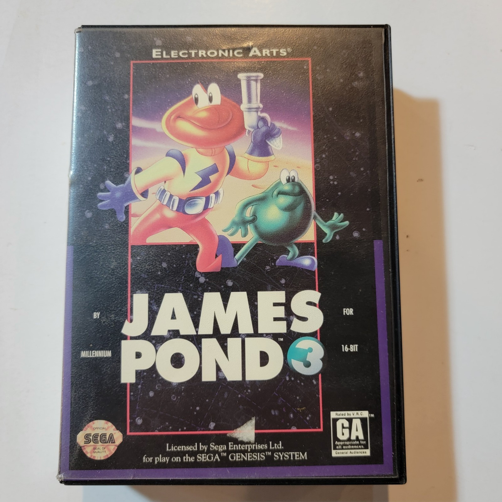 James Pond 3: Operation Starfish (Sega Genesis) w/ Manual + Case