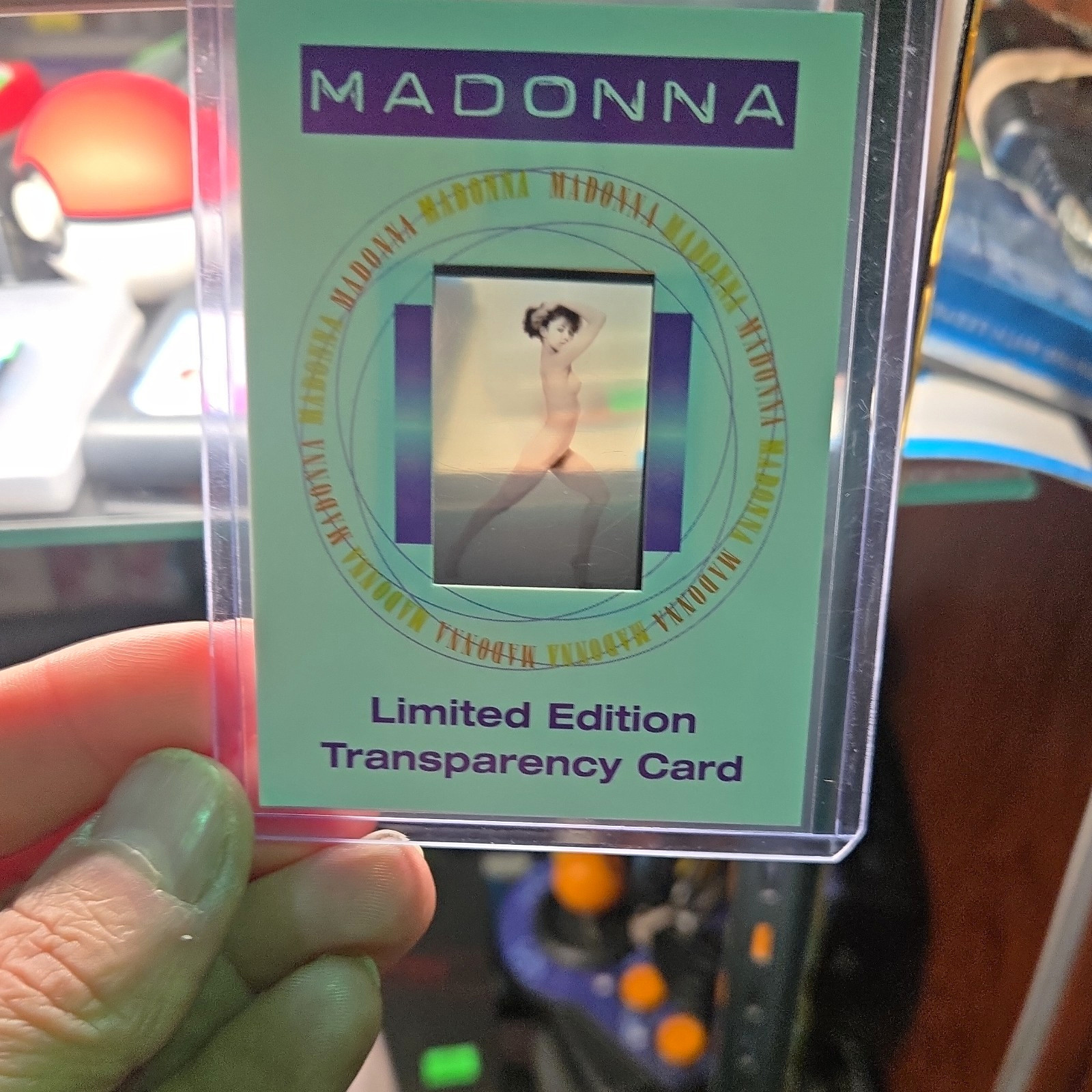 1998 hot shots redemption Madonna Transparency Card (1992)  Brandy Grace 1 of 1
