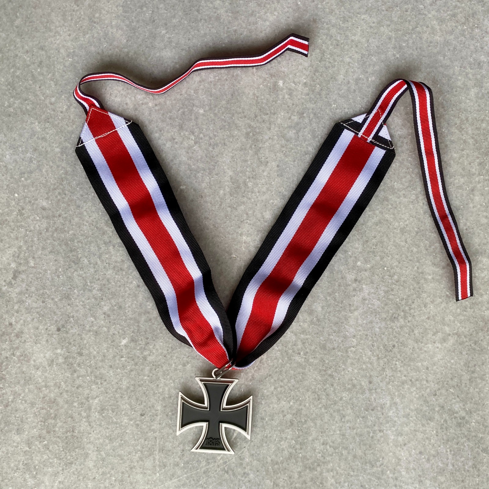 German 1813 1939 Iron Cross Medal Neck Ribbon Badge Historical Militaria Gift