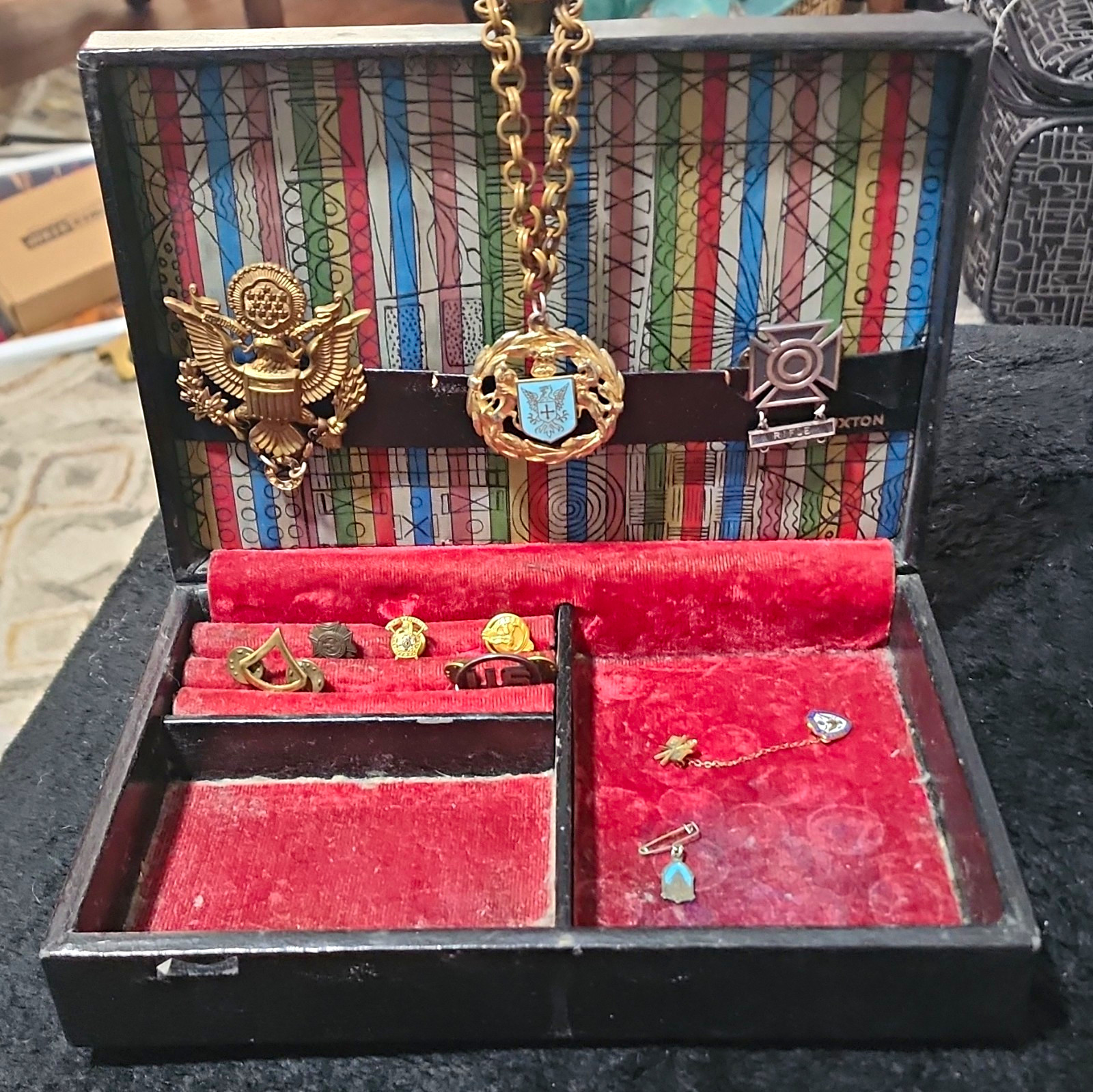 Grandpa's Clean Out. These things Are From Grandpa Who Was In WWII Inc. The Box