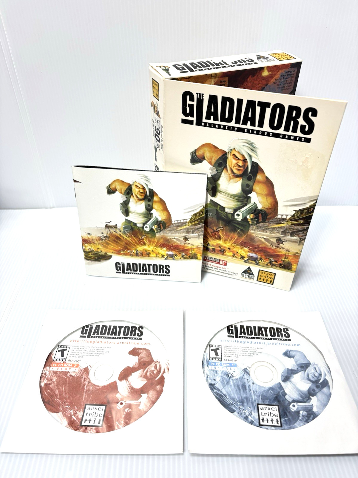 The Gladiators Galactic Circus Games PC CD ROM Game Windows Strategy GUC