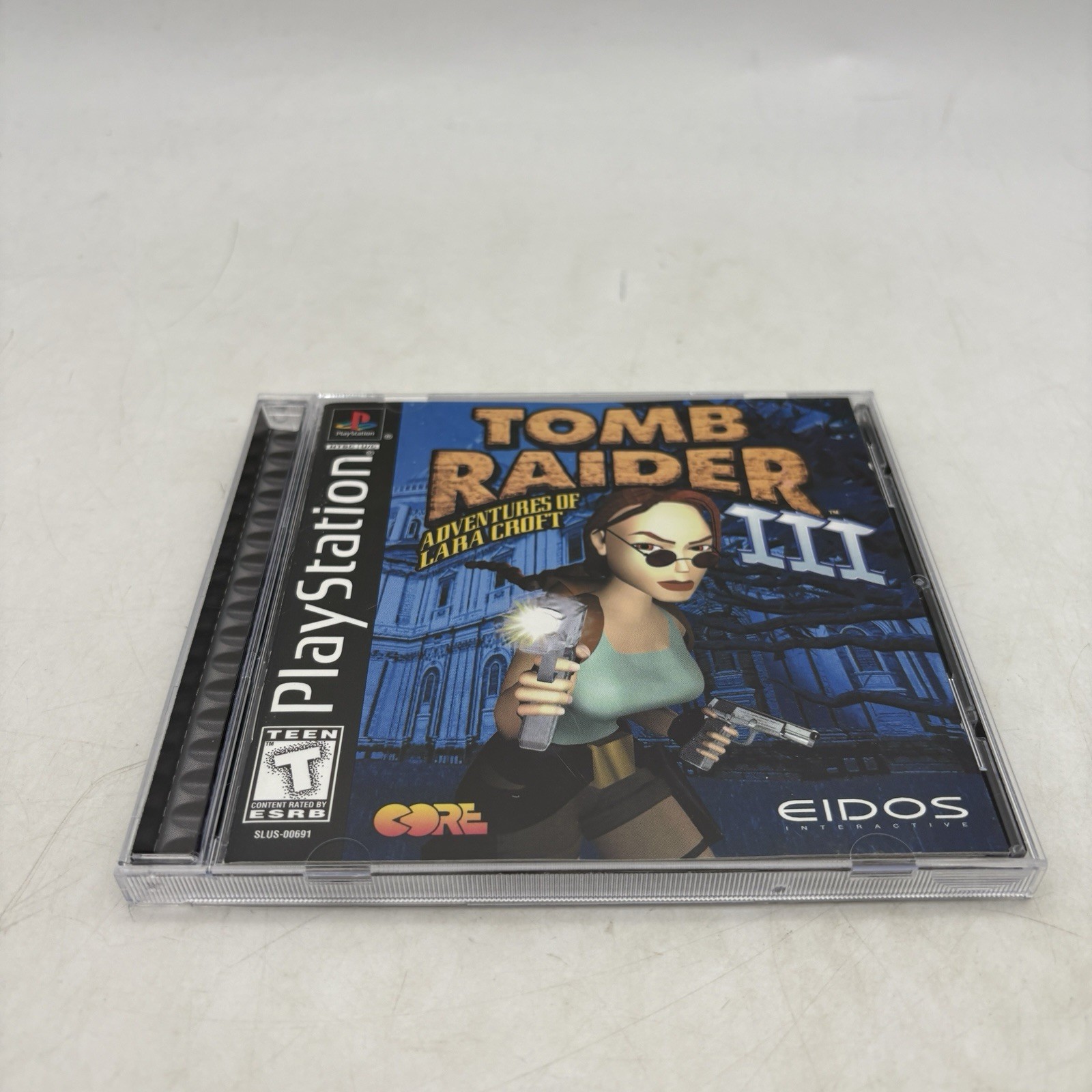 Tomb Raider III 3 PlayStation 1 PS1 Black Label Complete w/ Manual CIB Tested
