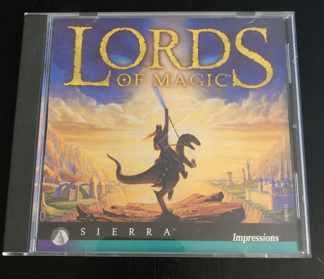 Lords of Magic Vintage 1997 Sierra PC Game Complete Tested Working Retro CD ROM