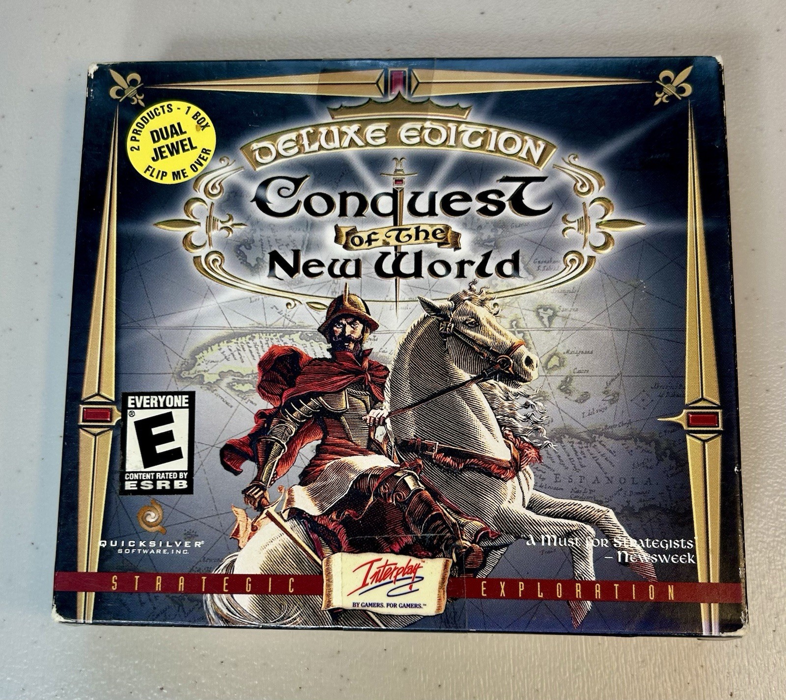 Castles II & Conquest of the New World Deluxe Interplay 2 Disc Set NEW SEALED +