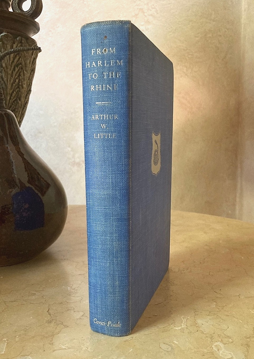 WWI HARLEM HELLFIGHTERS 1936 FROM HARLEM TO THE RHINE AUTH. A LITTLE 1ST ED BOOK