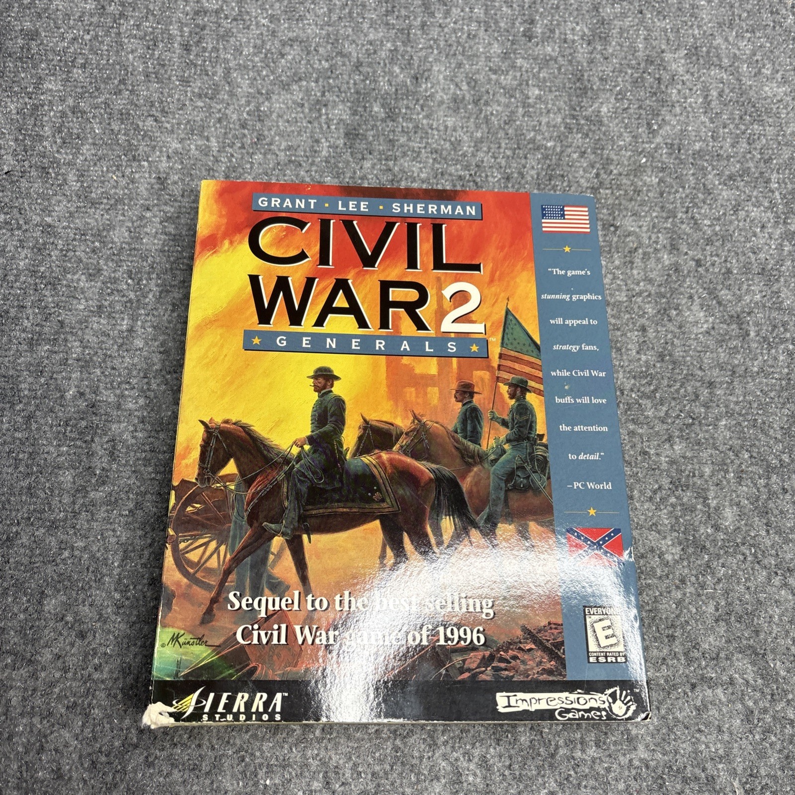 Civil War Generals 2: Grant • Lee • Sherman (PC, 1997) BIG BOX Complete