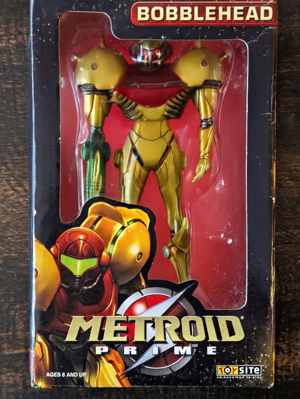 Metroid Prime Bobblehead Samus Aran Nintendo GameCube 2002 ToySite BD&A CIB