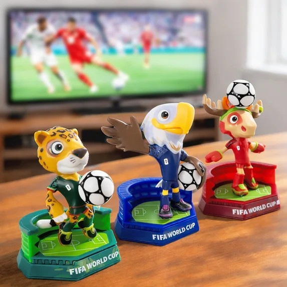 FIFA 2026 World Cup (3) ABS figurines, new in box