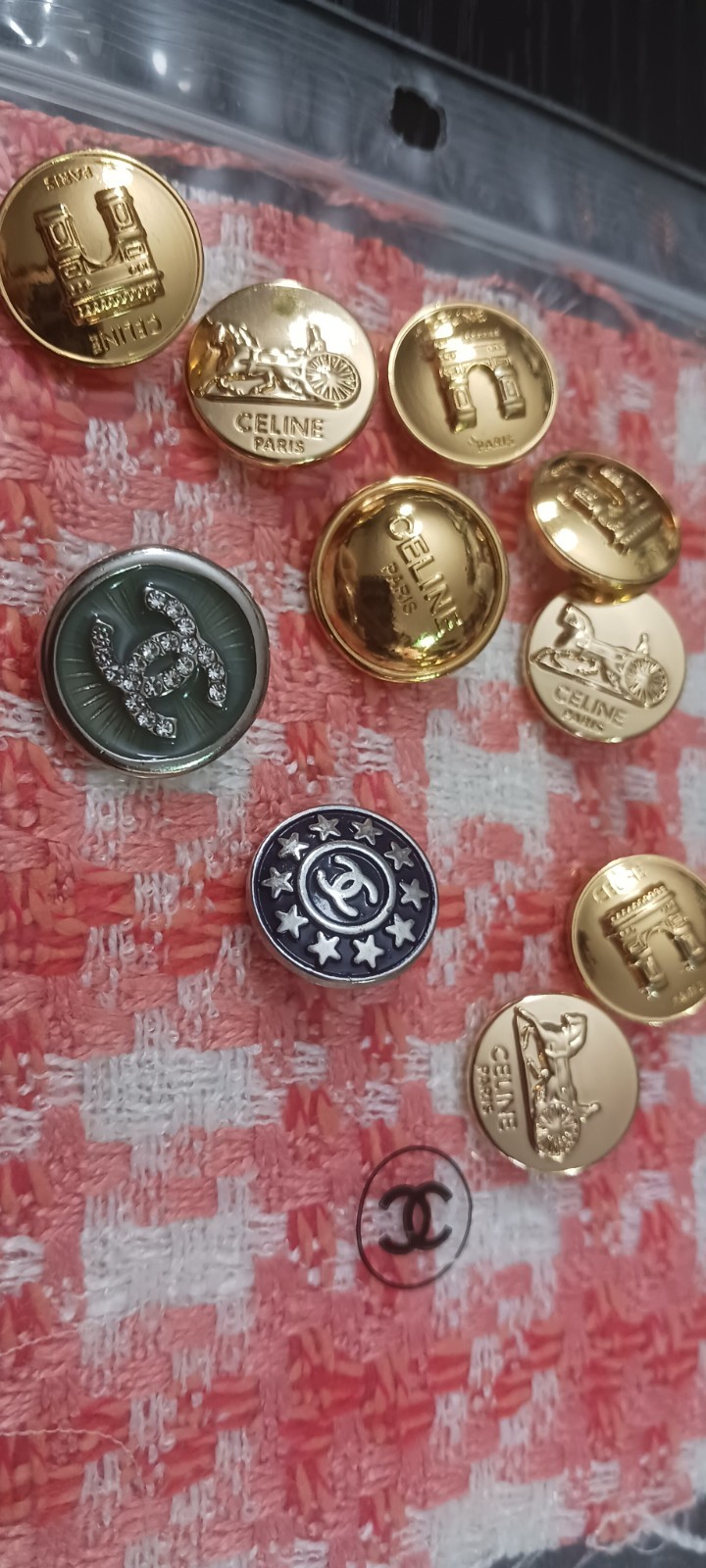 Reserved Button Lot of 10
