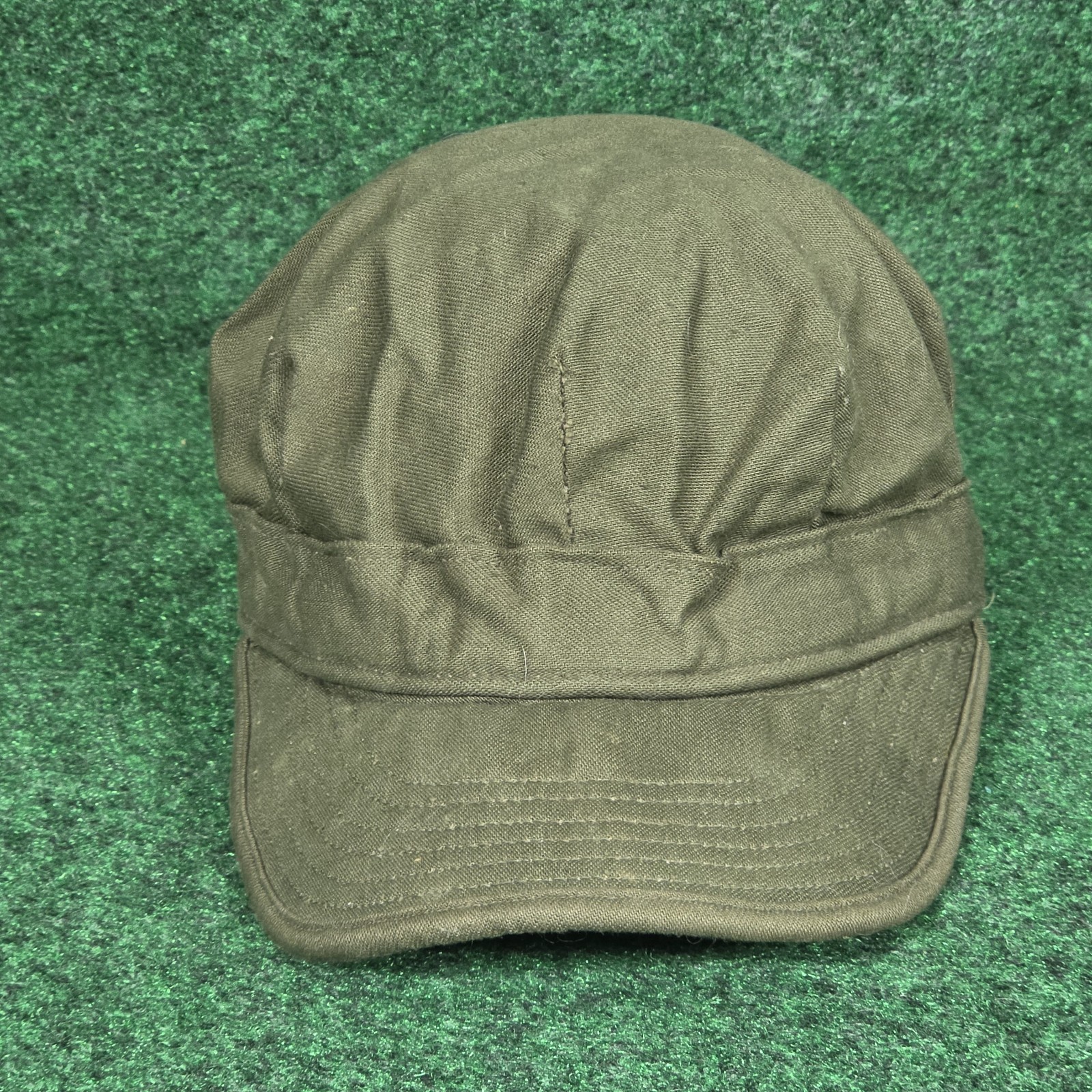 Vtg 1956 US Army OG-107 Cotton Sateen Utility Cap Size 7 M1951 Field Patrol Hat