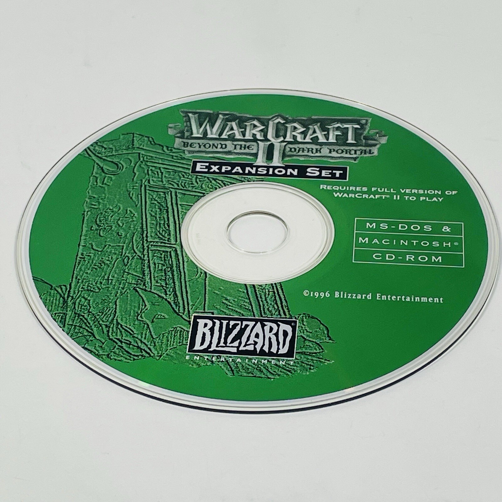 Warcraft 2 Beyond The Dark Portal Expansion Set MS-DOS & Macintosh Video Game