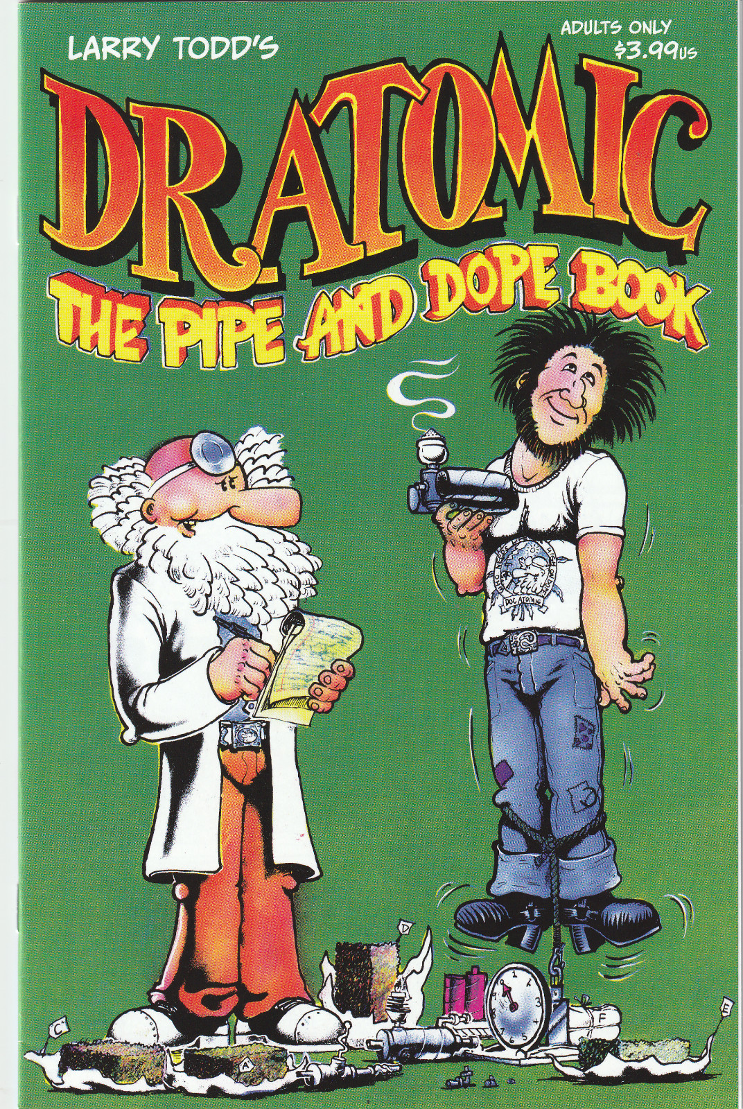 Dr. Atomic #4 - 2023 Image - Excellent- Larry Todd -The Pipe and Dope Book - B/W