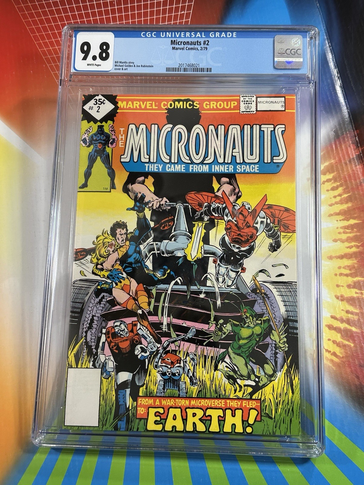 MICRONAUTS #2 CGC 9.8 NM/MT  1979 MARVEL COMICS 1ST APPEARANCE ON EARTH