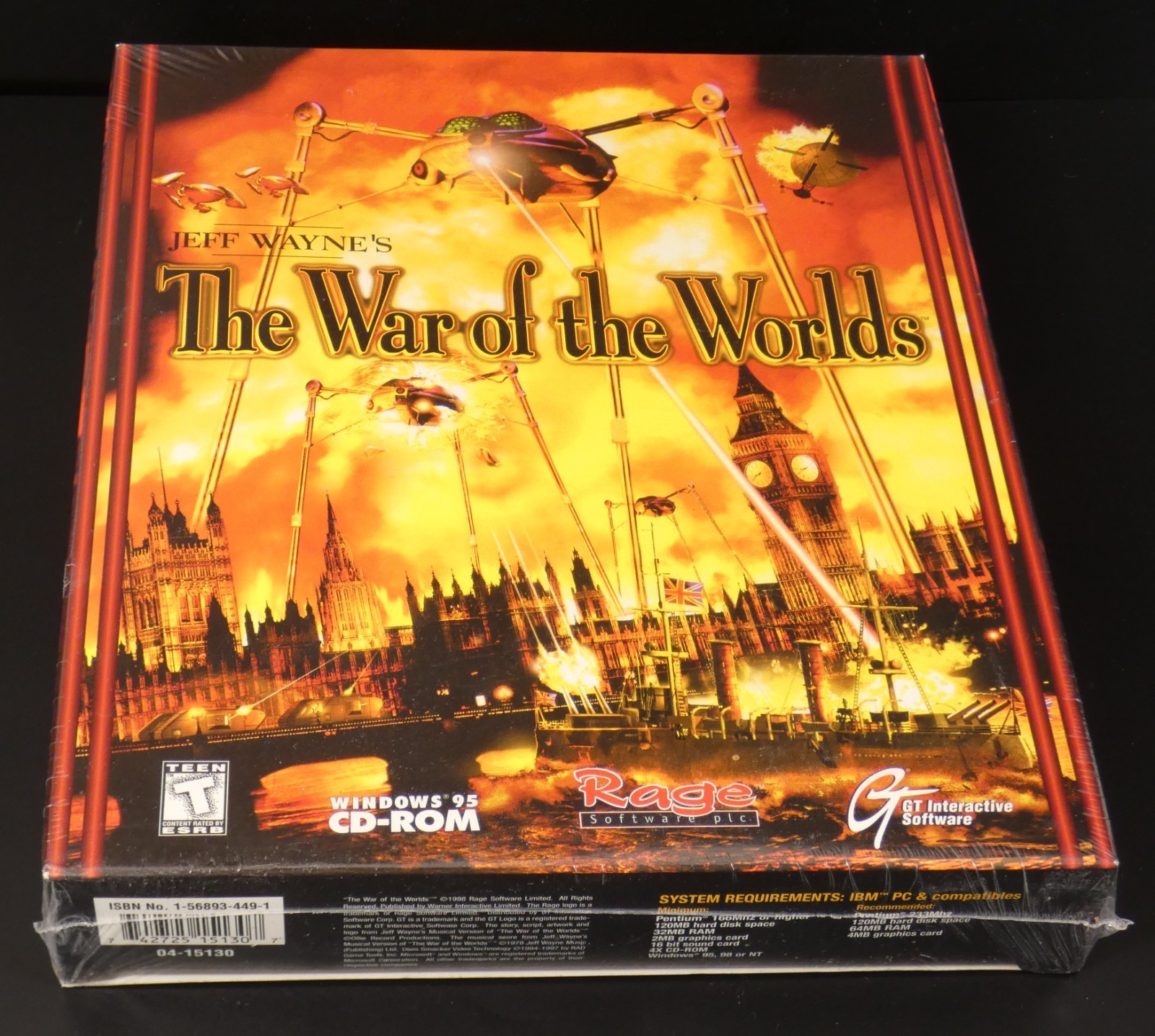 Jeff Wayne's War of the Worlds USA Version PC Game New in Box