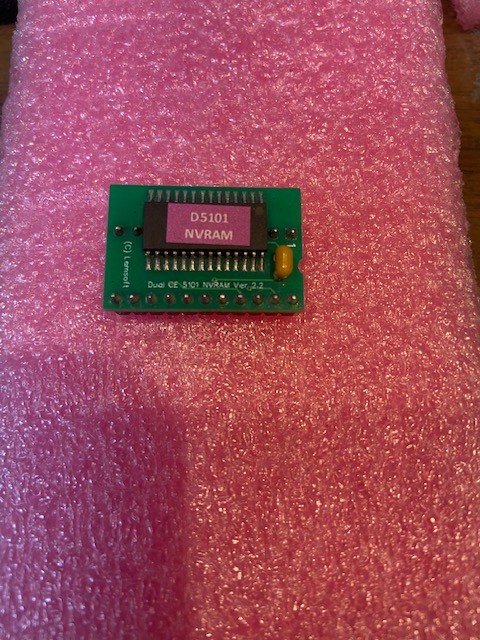 Pinball NVRAM 5101 Sega Stern Williams Data East