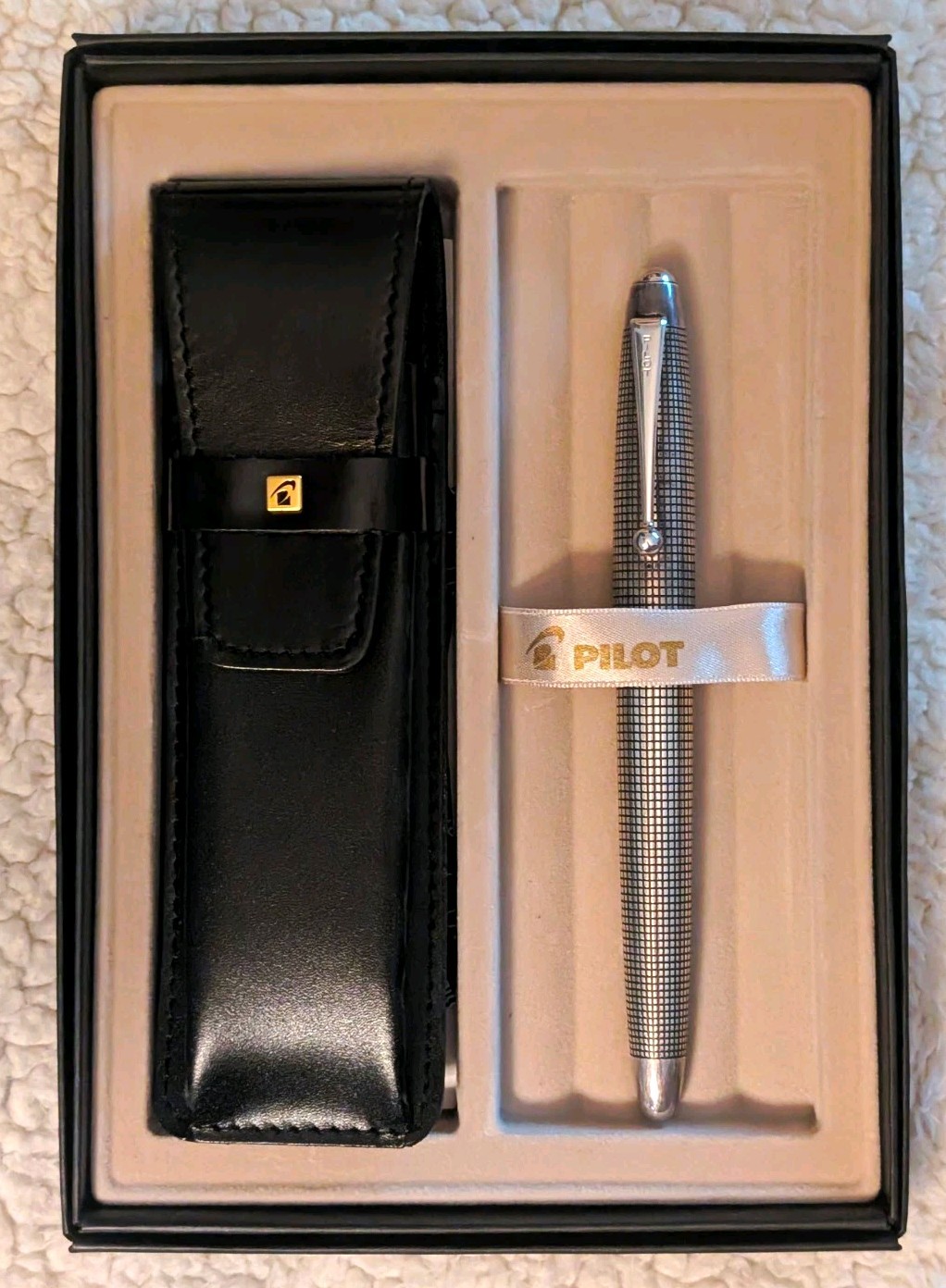 Pilot SILVERN (Sterling Silver) 18K Fountain Pen Lattice Medium Nib FK-5MS-KO-M