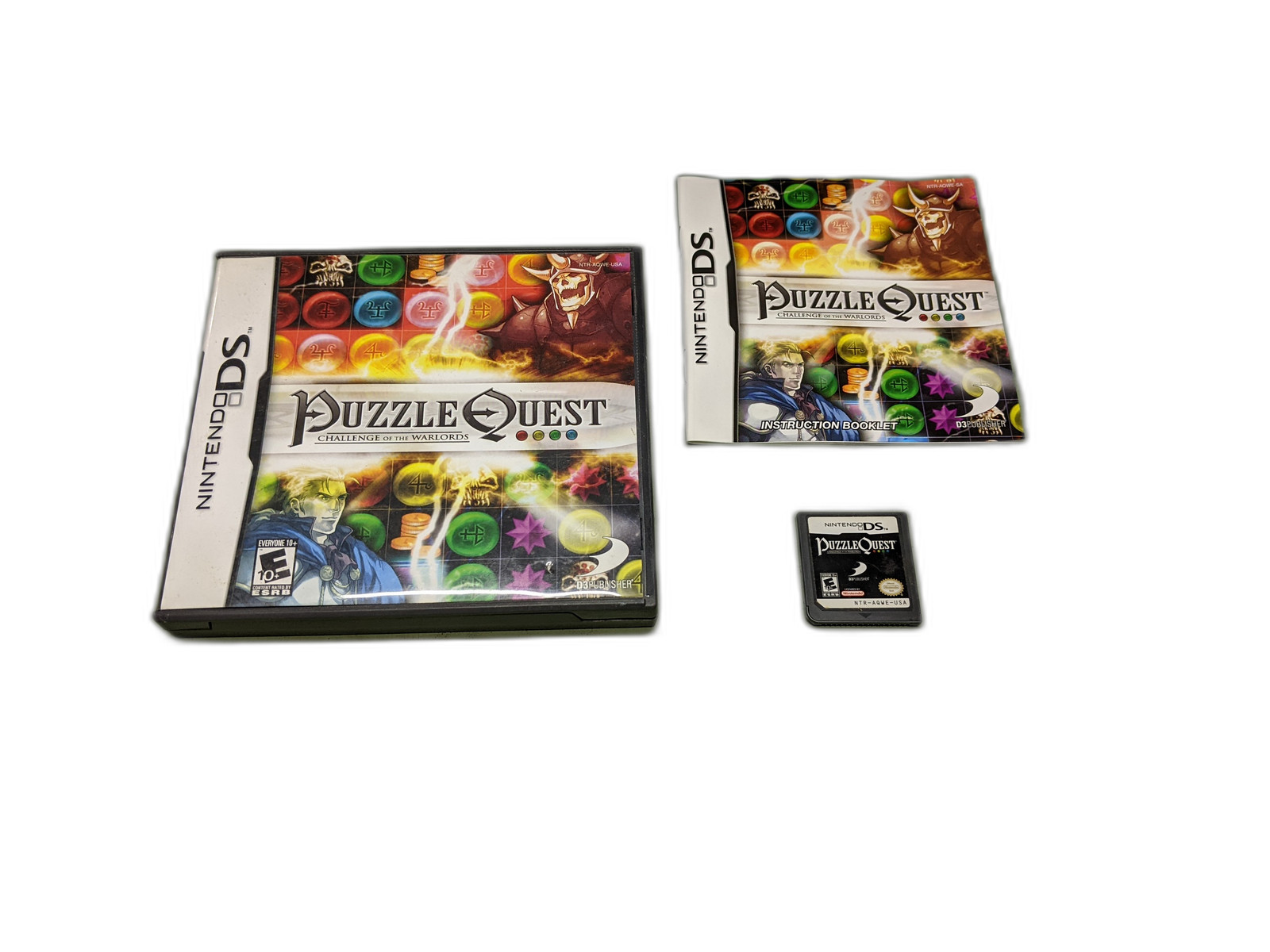 Puzzle Quest Challenge of the Warlords Nintendo DS Complete in Box