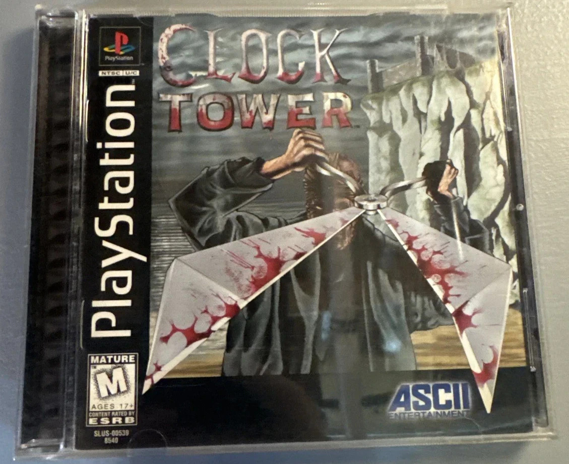 Clock Tower (SONY PlayStation 1 PS1, 1997) Resident Evil COMPLETE PRISTINE MINT