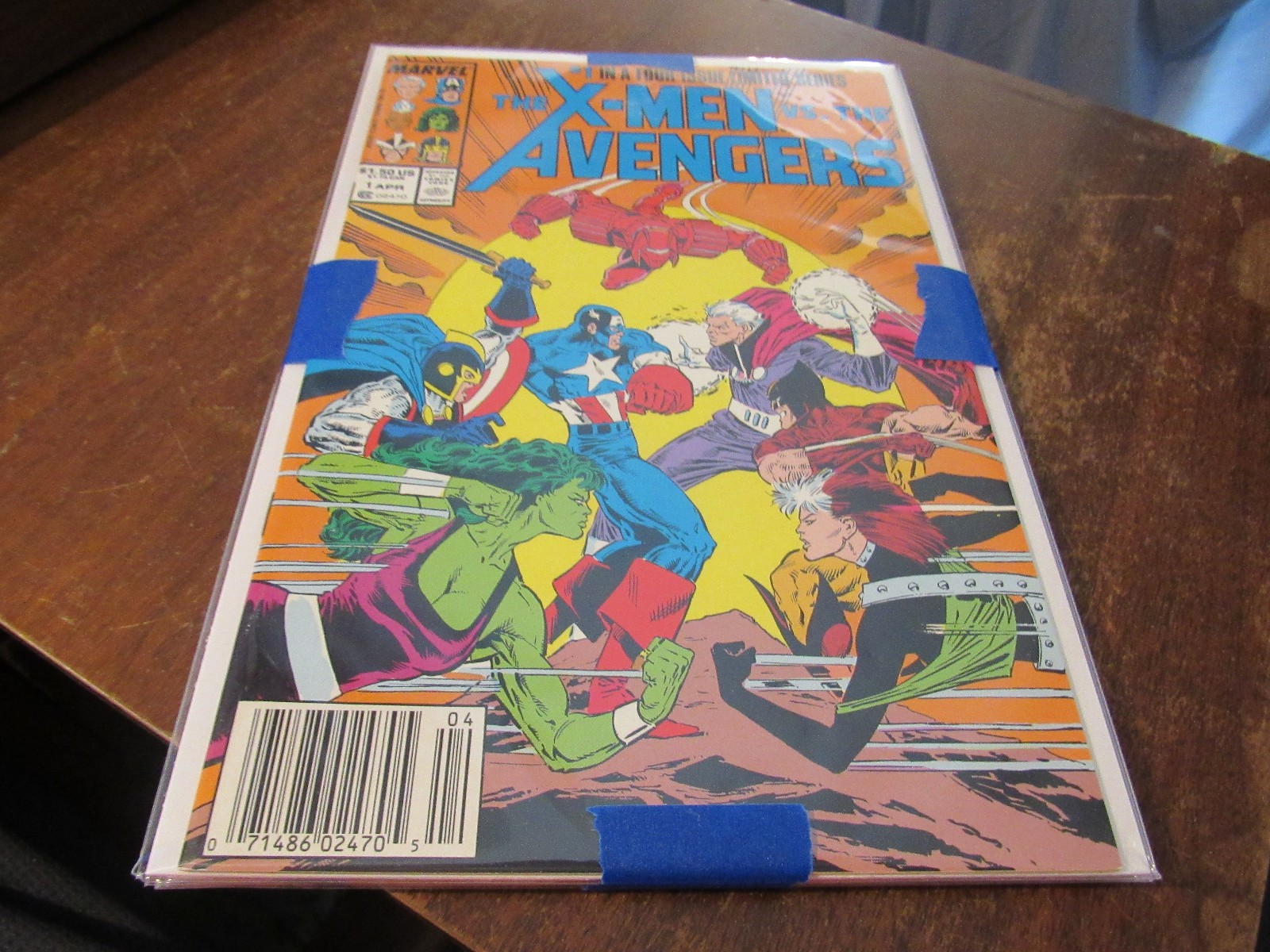 X-Men vs the Avengers #1 2 3 4 Marvel 1987 Vintage Comic Book Set 1-4 Complete