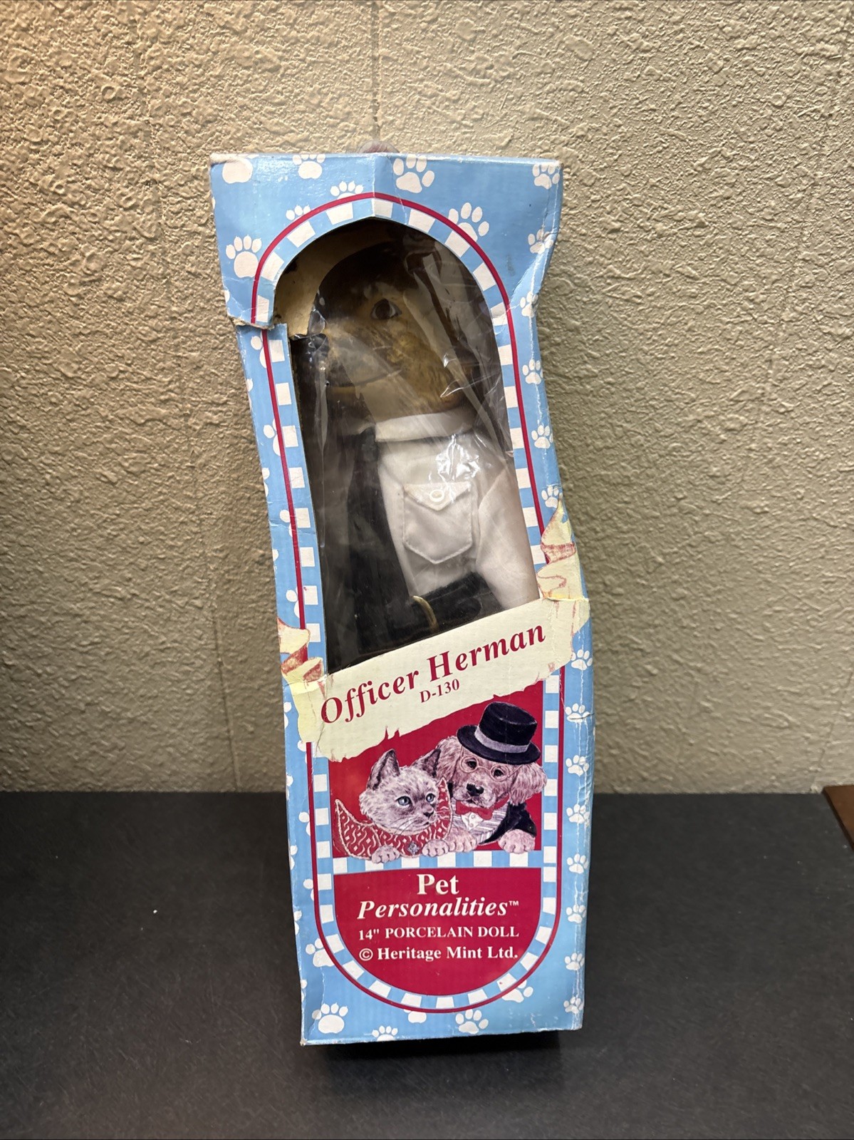 Vtg~1994~Heritage Mint Pet Personalities~Officer Herman~D-130