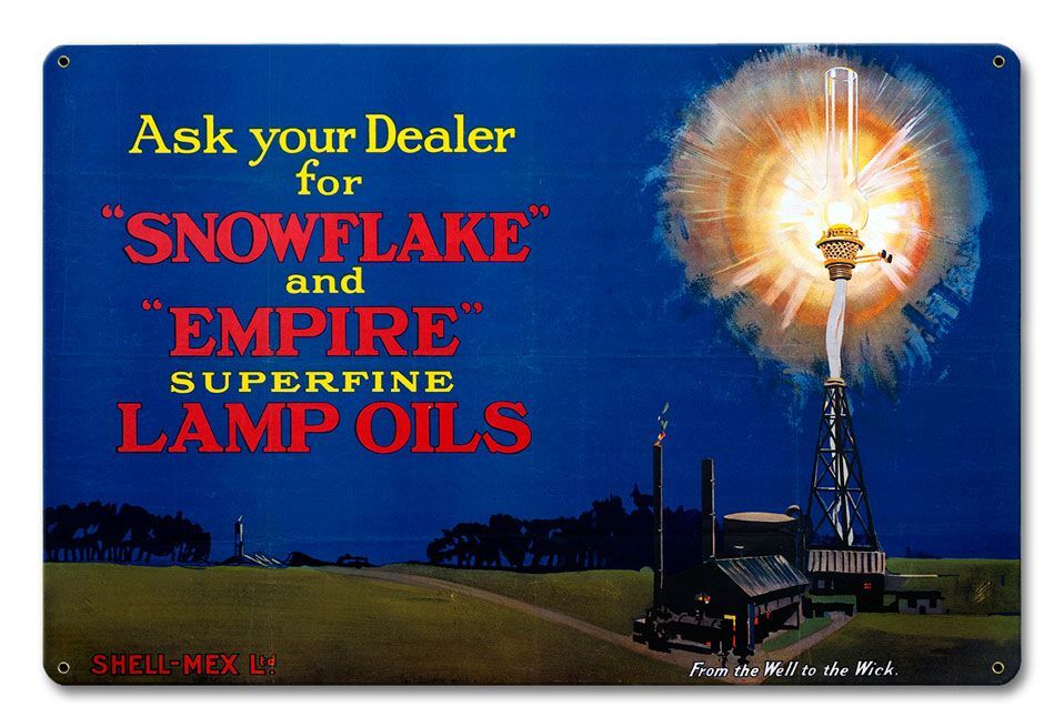 SHELL SNOWFLAKE EMPIRE LAMP OILS 18\