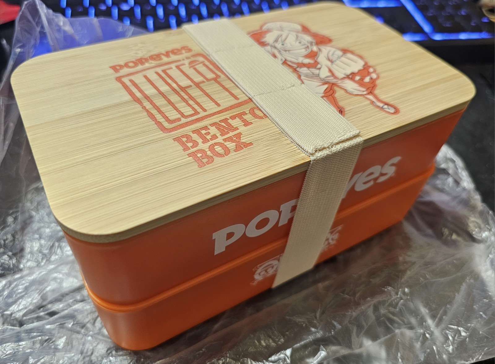 Popeyes x One Piece Luffy Bento Box Limited Edition 100% Authentic Fast Ship