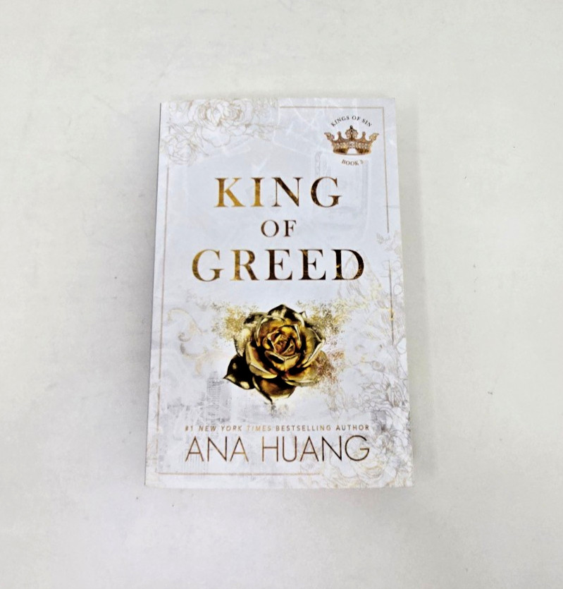 King of Greed by Ana Huang- Kings of Sin Series #3 *NEW w/VERY MINOR DAMAGE*