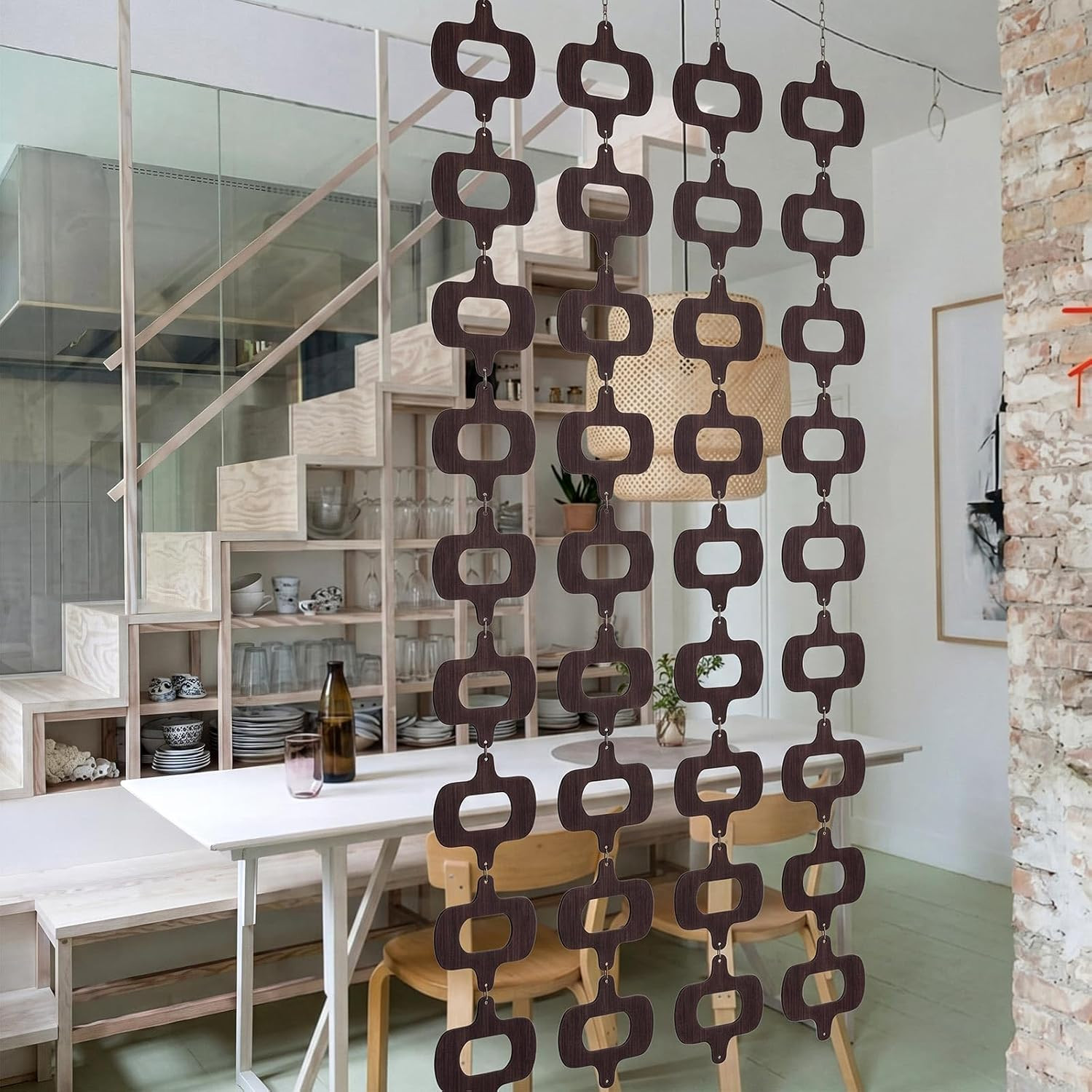 4 Strings Mid Modern Century Decor Geometric Hanging Wall Art Decor