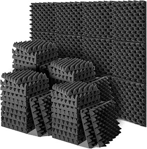 Pangda 60 Pack Acoustic Foam Panels 12 x 12 x 2\