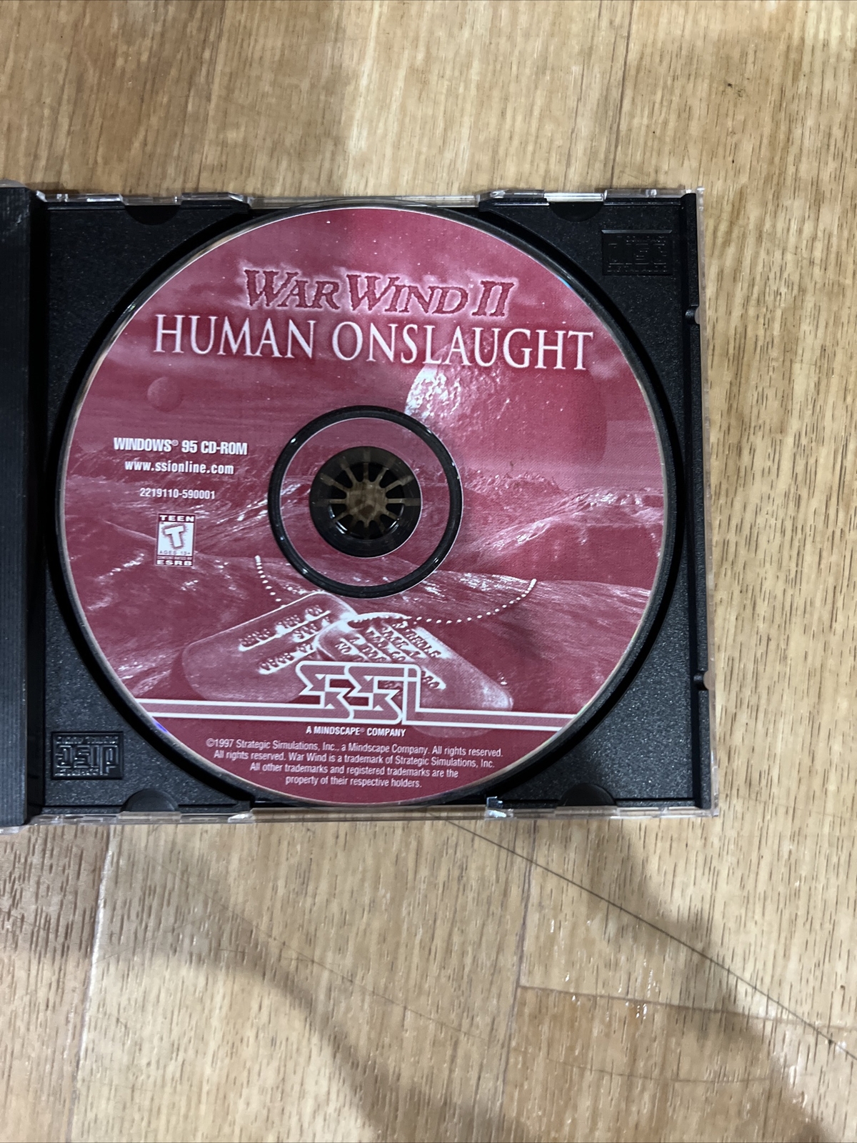 War Wind 2 Human Onslaught PC CD-ROM Computer warwind 1997