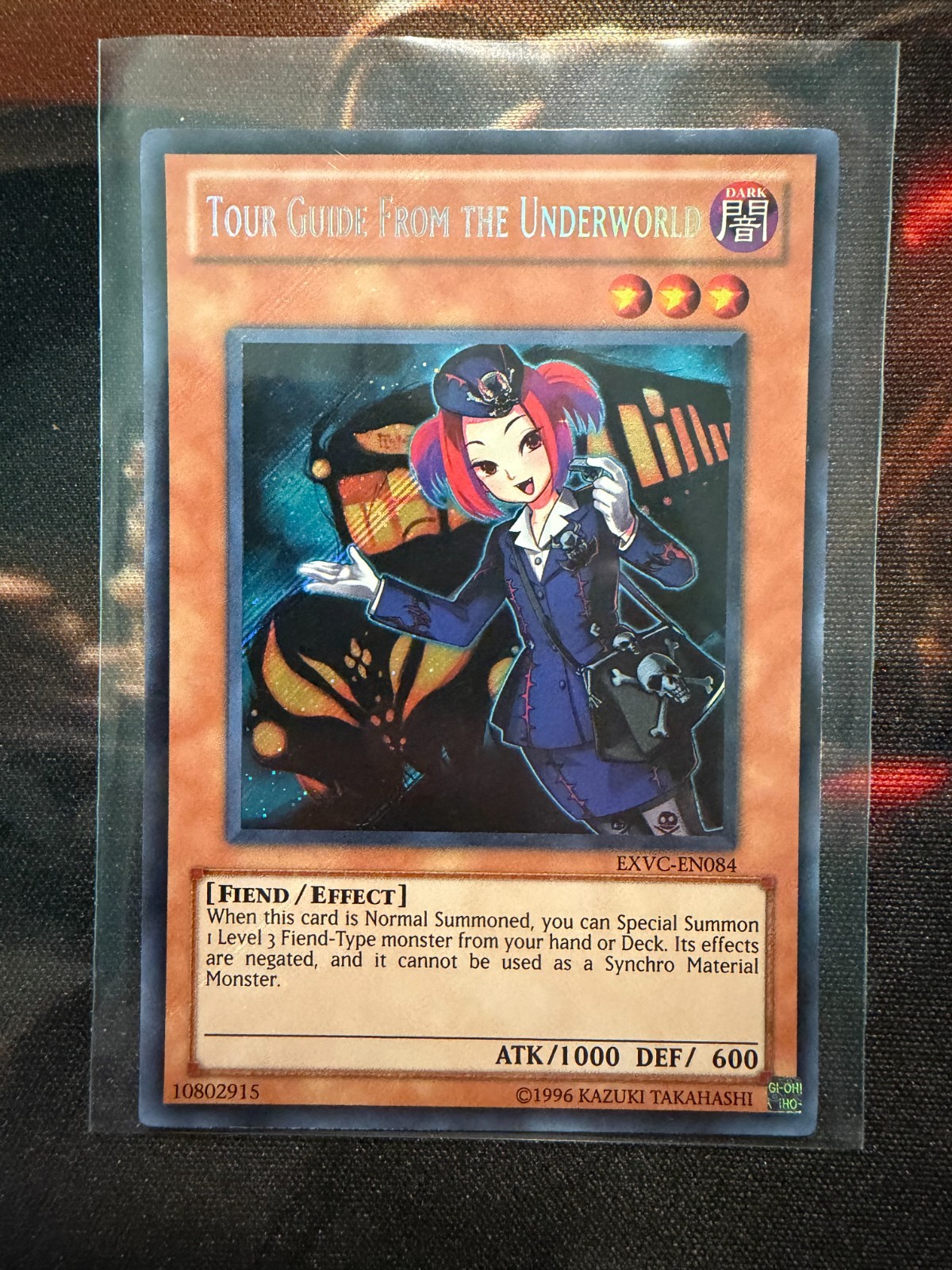 Yu-Gi-Oh Tour Guide From the Underworld EXVC-EN084 Secret Rare Unlimited