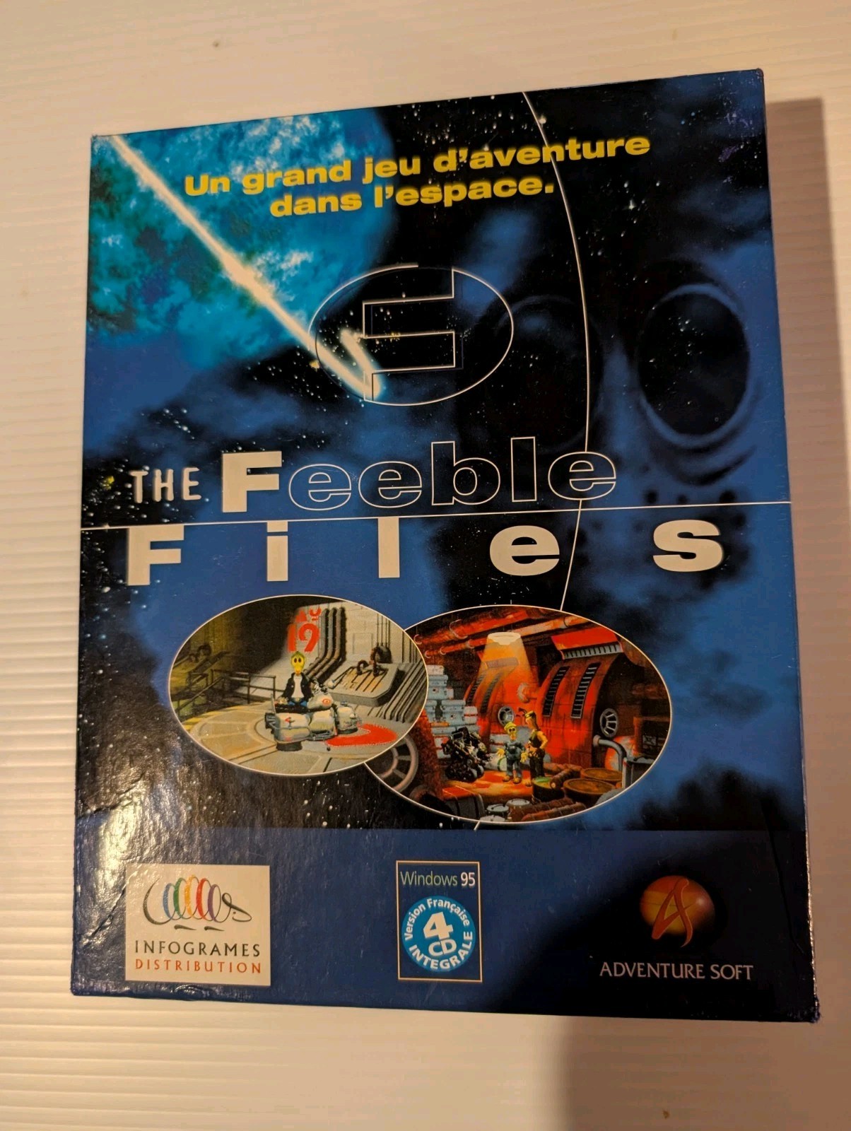 PC CD ROM : THE FEEBLE FILES -INFOGRAMES-BIG BOX