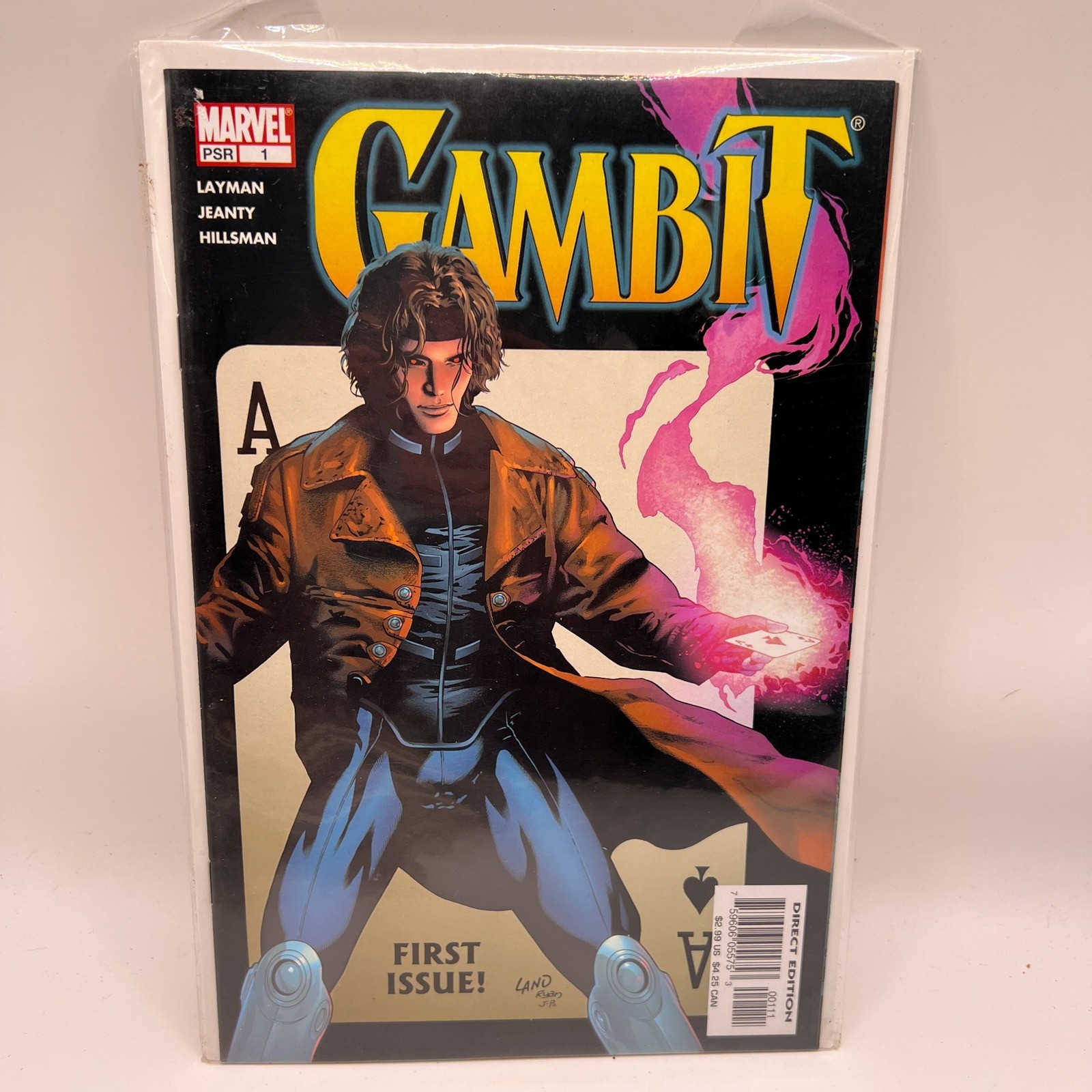 Marvel Gambit 1 First Issue 2004 PSR Layman Jeanty Hillsman X-Men Comic Book