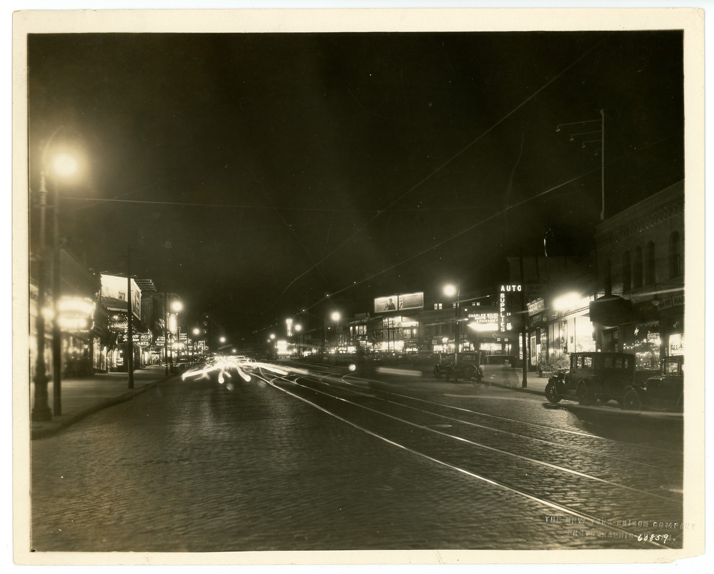 1920s NEW YORK CITY original photo BRONX, FORDHAM ROAD