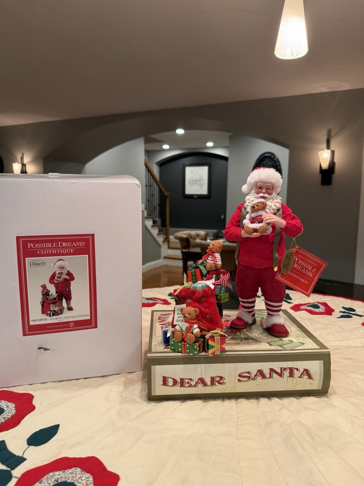 Department 56 Possible Dreams ClothIque Santa New With Tags In Box Rare