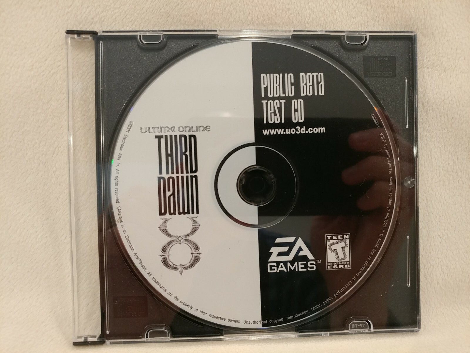 Ultima Online 3rd Third Dawn Public BetaTest CD Origin Collectible Not playable