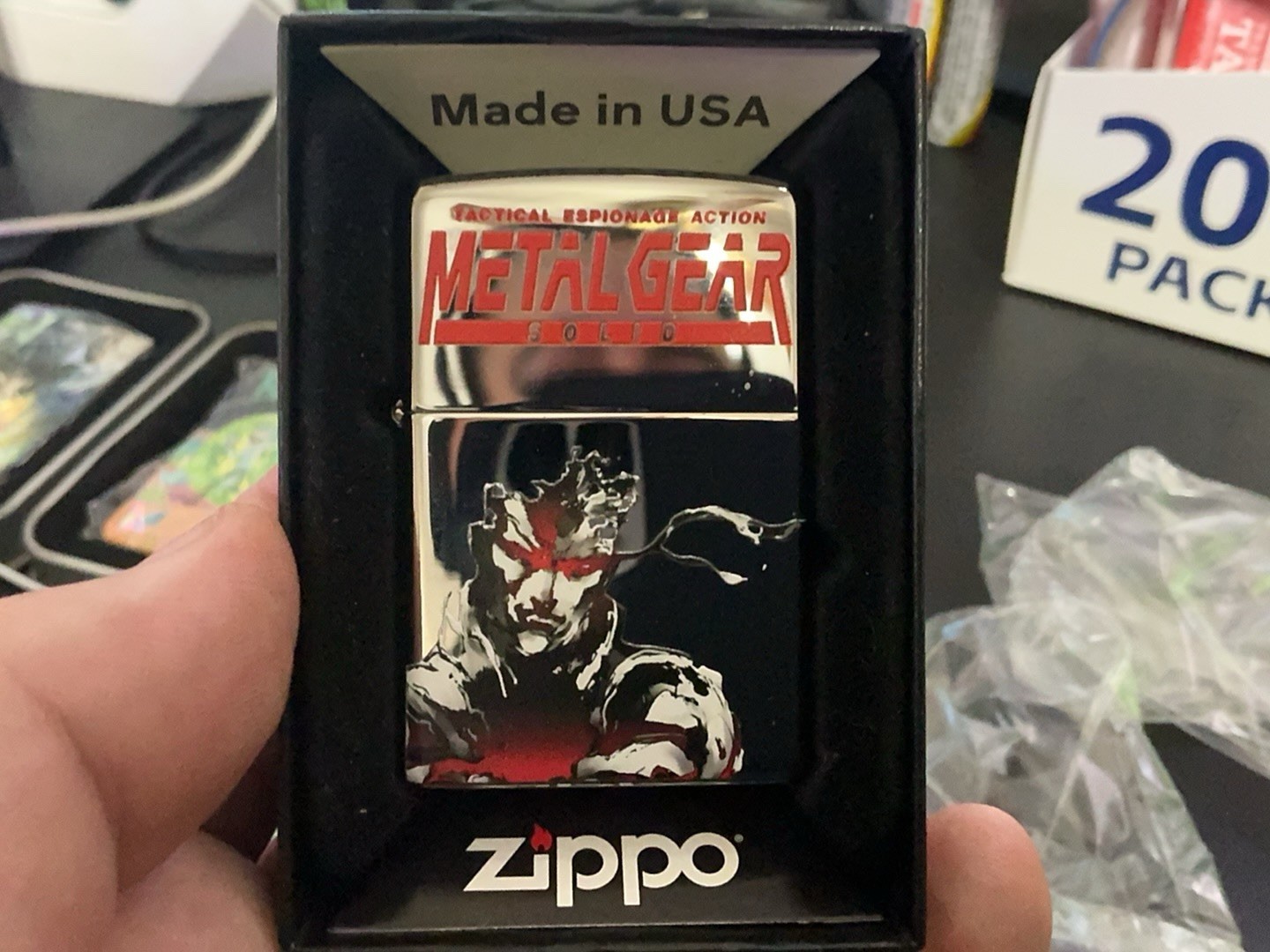 Zippo Metal Gear Solid Lighter 