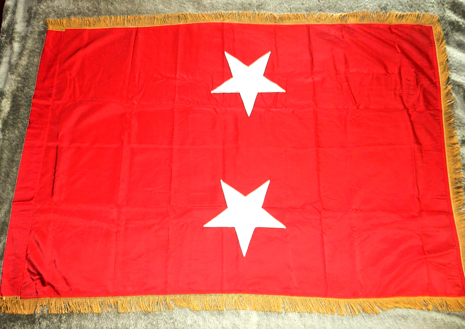 Original Vietnam Era Two Star MAJOR GENERAL FLAG, USMC Marine Corps, 36