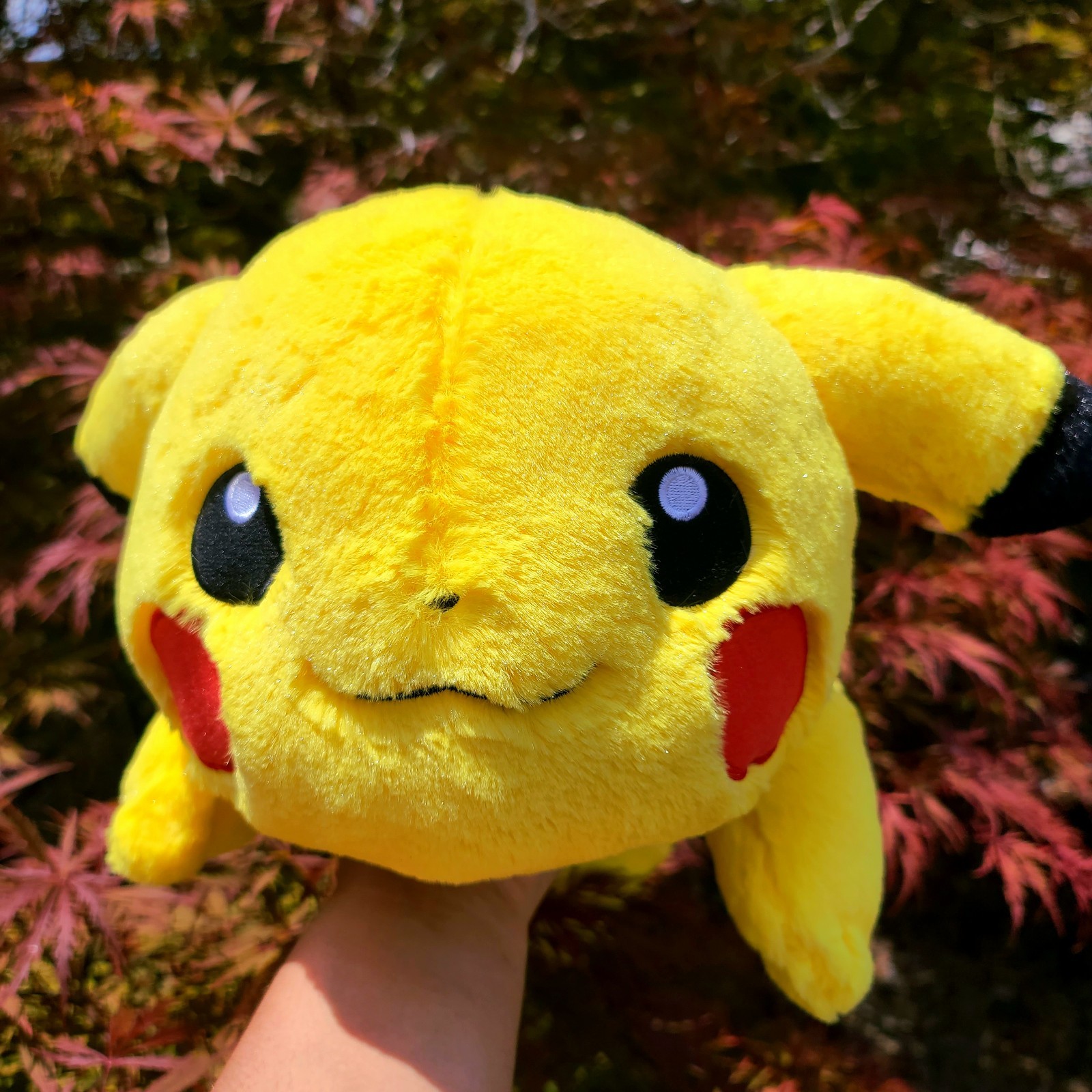 RARE 1/1 Life-size Pikachu Rainbow Plush Collection 2010 