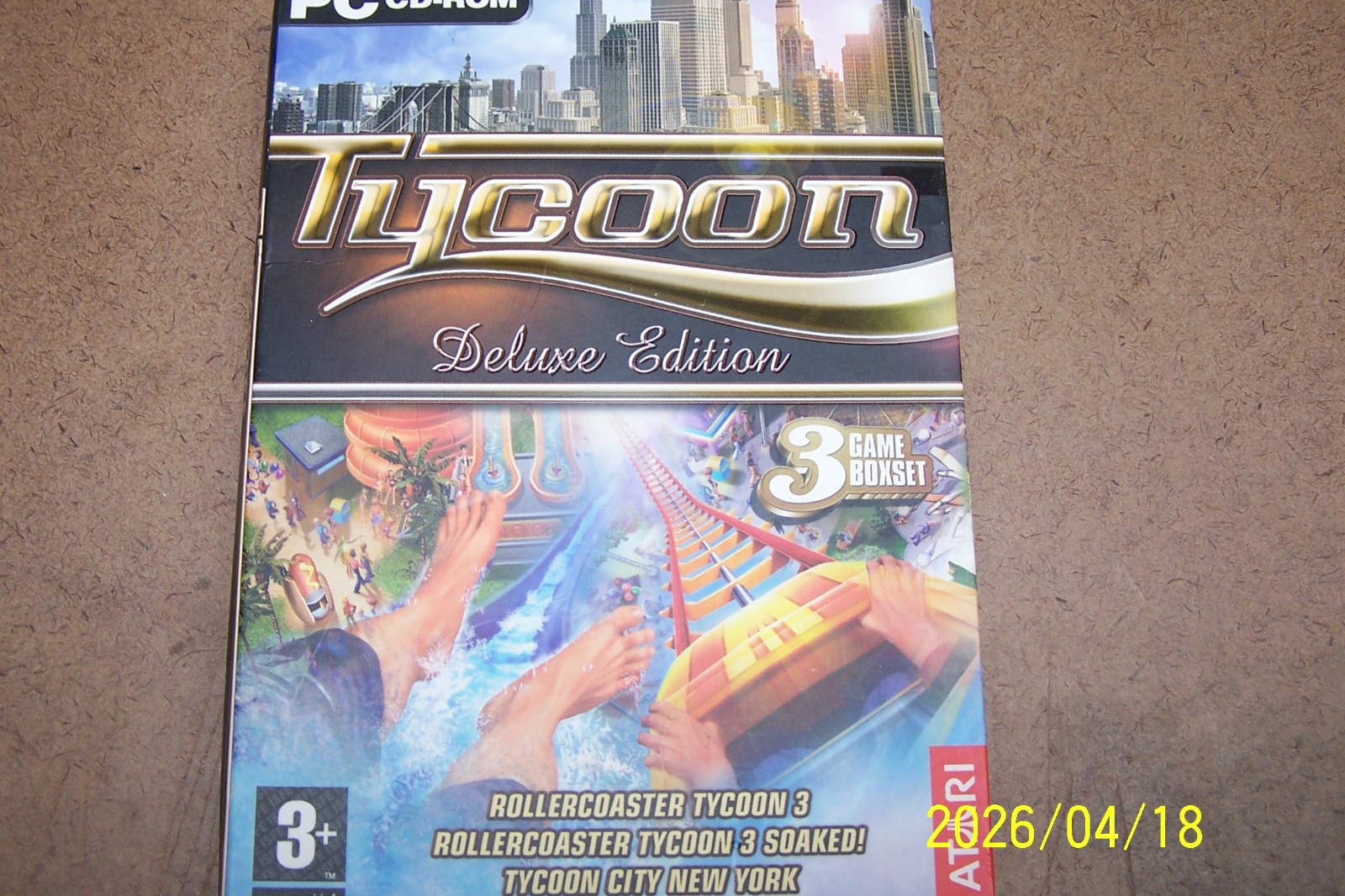 Tycoon Deluxe Edition Rollercoaster 3 & Expansion + Tycoon City New York