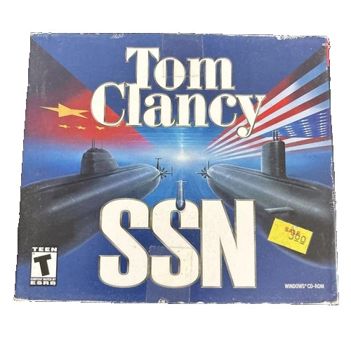 Tom Clancy's SSN  (PC GAME) DISC + CVR ART - NO CASE - VERY GOOD
