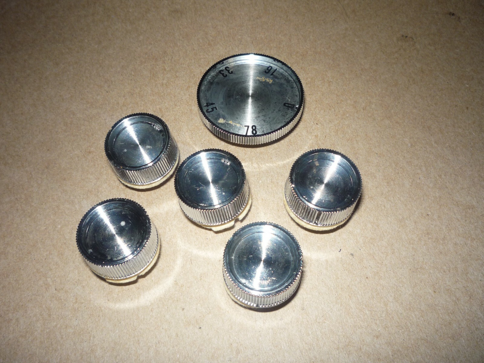 Vintage Delmonico / Nivico  Stereo console Turntable - KNOB LOT