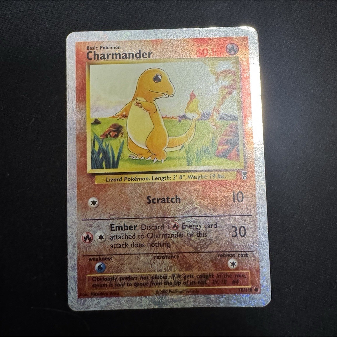Charmander 70/110 legendary Collection 2002 Arita