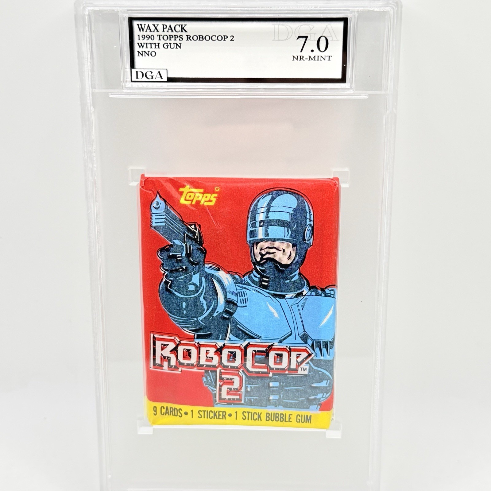 1990 Topps RoboCop 2 - Sealed Wax Pack With Gun