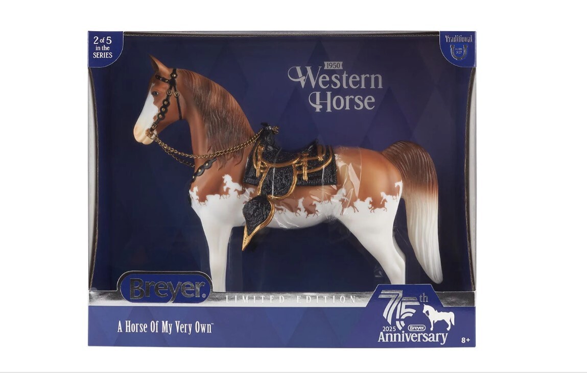 Breyer Horses Traditional Series 75th Anniversary Western Horse #B-TR-10323