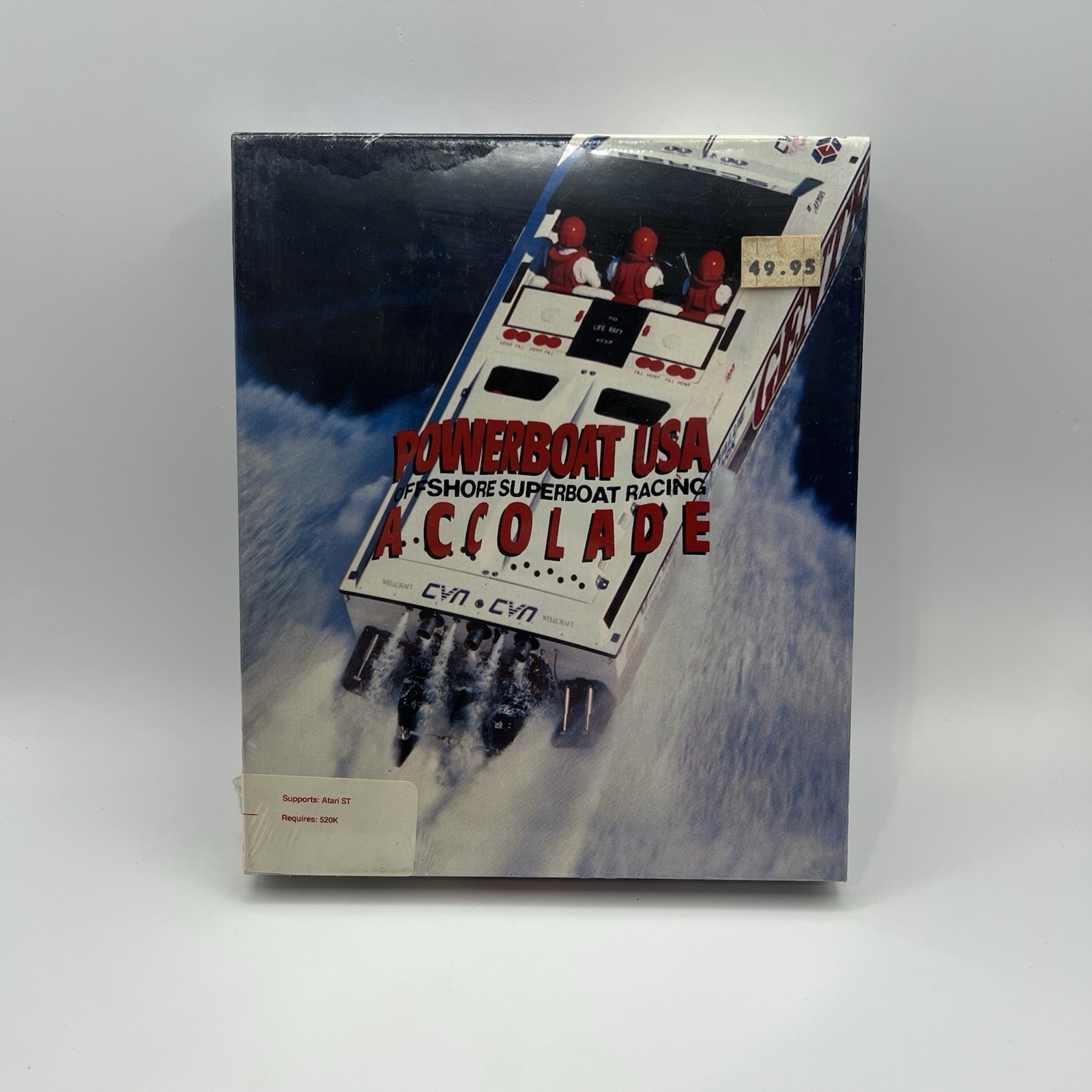 Atari ST: Powerboat USA: Offshore Superboat Racing Accolade 1990 Sealed/Resealed