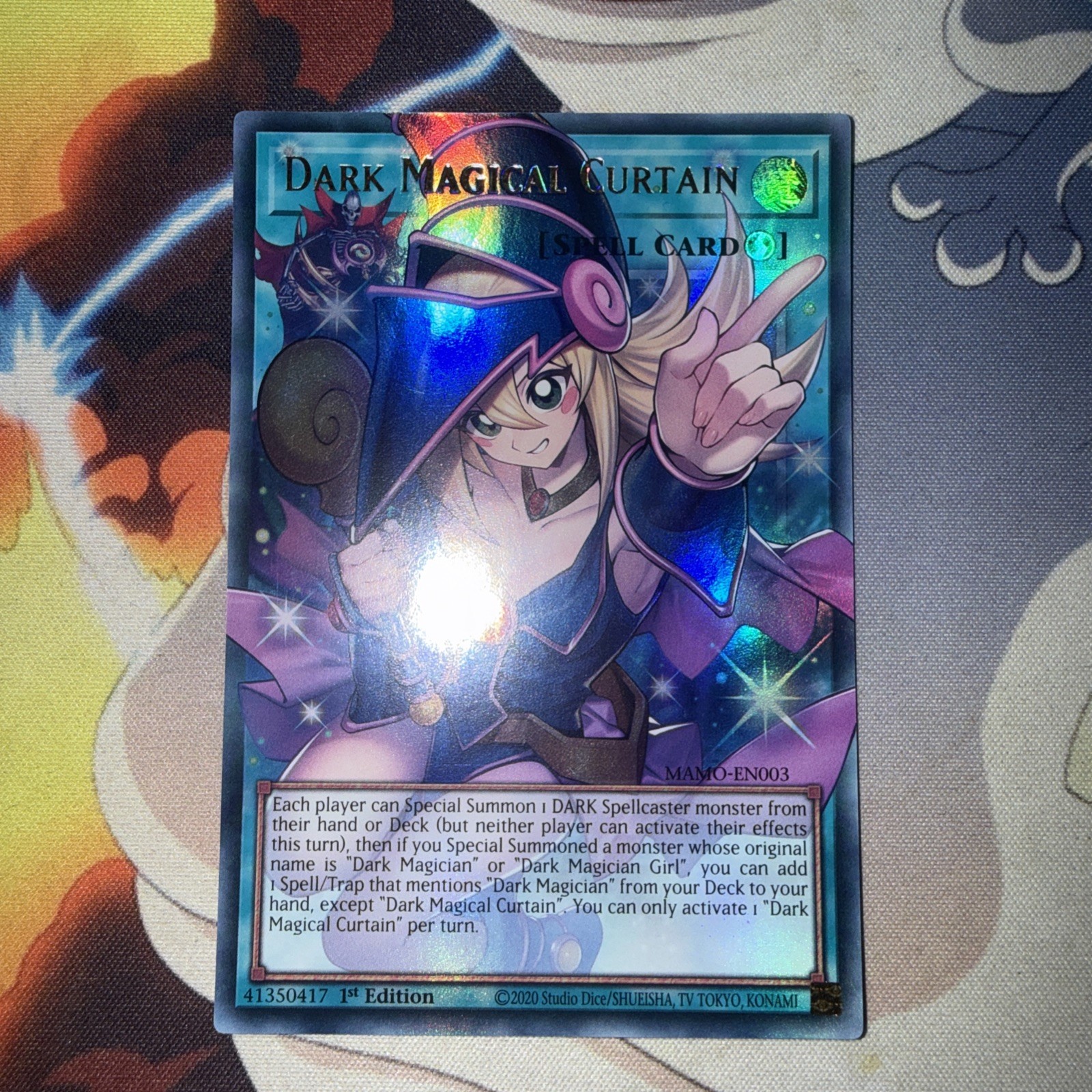 Konami Yu-Gi-Oh Dark Magical Curtain Overframe art MAGO-EN003 1st Ed